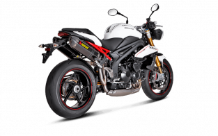 Akrapovic Slip-on Line Carbon Set met E-keur Triumph Speed Triple / R 1050 2012-2015